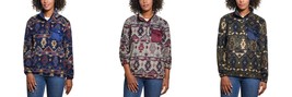 Weatherproof Women Aztec Printed Plush Fleece Pullover M - L Variety Colors - £11.98 GBP