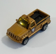 Vintage Mattel Matchbox 2000 Troop Carrier DL XXXIV Toy Car Truck Rare Gold - £2.67 GBP