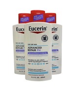 (3) Eucerin Advanced Repair PM Scented Night Lotion 13.5oz Very Dry Skin - $82.00 CAD