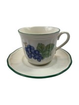 Epoch Collection Cup And Saucer Market Day Indonesia Flat Coffee Mug - £11.69 GBP