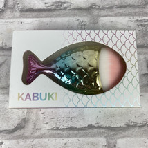 Kabuki Mermaid Scales Shiny Rainbow Fish Makeup Brush Tool Bella Beauty - $192.24 MXN