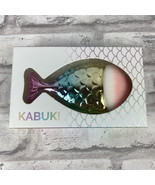 Kabuki Mermaid Scales Shiny Rainbow Fish Makeup Brush Tool Bella Beauty - £8.16 GBP