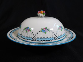 Crown Staffordshire Covered Cheese Dish # 23192 - £58.21 GBP
