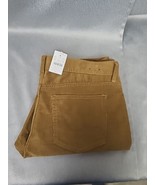 NWT J Crew Corduroy Pants Mens 34x32 Slim Straight Stretch Flex Dark Aco... - $32.15