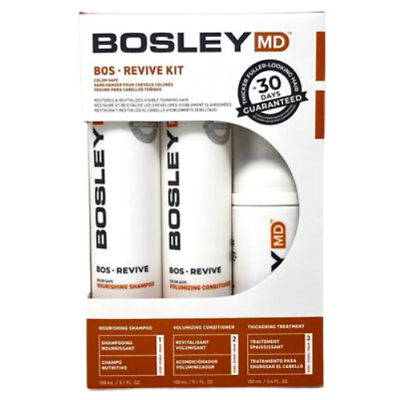 Bosley MD Bos Revive Kit Color Safe 30 Day Kit