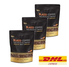 3 x Blazo Coffee Instant Coffee Mix 29 in 1 Vitamin B6 Herbs Healthy Sli... - $74.21