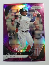 2020 Ozzie Albies Panini Prizm Purple Refractor 231 Mlb Baseball Card Insert - £3.80 GBP