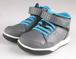 Surprize by Stride Rite Memory Foam Grey Blue Damarian Hi Top Sneaker Shoes NWT - £15.71 GBP