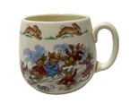 Royal Doulton Bunnykins Tea Cup Fine Bone China England 8 oz Winter Scene - $9.59