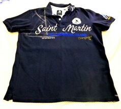 Jembelo Navy Polo Shirt XL St. Martin Royal Yachts Club Limited Edition ... - $29.44 CAD