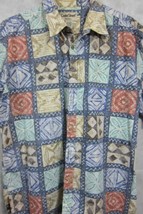 VINTAGE Cooke Street Honolulu Reverse Print Cotton Hawaiian Shirt XL - £35.91 GBP