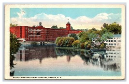 Nashua Manufacturing Company Nashua New Hampshire NH WB Postcard H20 - £3.30 GBP