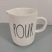 Rae Dunn Gravy Cup w Long Black Lettering POUR Artisan Collection by Mag... - £6.57 GBP