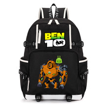 WM Ben 10 Backpack Daypack Schoolbag Bookbag Large Yellow Robot - £29.56 GBP