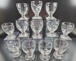 (12) Libbey Chivalry Clear On the Rocks Glasses Set Clear Textured Bar R... - £129.91 GBP