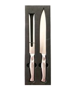 North American Foxing Club Carving Set 2 Pieces Stone River Steel OB Unu... - $41.01 CAD