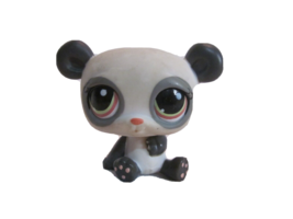 Vintage Littlest Pet Shop Panda Bear Hasbro 2007 Toy Hobby Collectible - £4.79 GBP