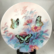 Malachite Butterflies On Gossamer Wings Series Collector Plate # 16453B VTG 1988 - £7.57 GBP