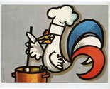 Auberge Bressane Menu Bourg En Bresse France 1978 Chicken Stirring Pot C... - $27.72
