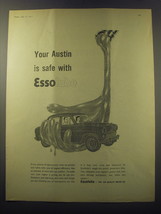 1955 Esso Essolube Oil Ad - Your Austin is safe with Essolube - $18.49