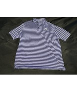 Columbia Golf SFA Lumberjacks Polo Shirt 2XL Purple Striped Performance - $38.22 CAD