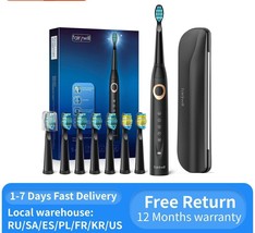 Fairywill Fw-508 Sonic Electric Toothbrush Rechargeable Timer Brush 5 Modes Fast - £47.09 GBP+