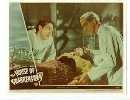 8x10-Promo-Still-House Of Frankenstein-Boris Karloff-Lon Chaney Jr-NM - £24.37 GBP