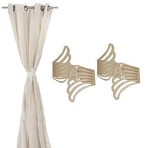 Set of 2 Cuff Metal Wings Tieback Angel - £18.49 GBP