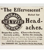 1904 Tarrant&#39;s Effervescent Seltzer Medical Advertisement Ephemera 3.25 ... - $27.41 CAD