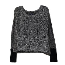 AE American Eagle Womens Black White Gray Pullover Sweater Size XS - £7.83 GBP