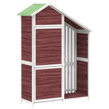Outdoor Garden Patio Wooden Pine Wood Tool Storage Shed With Door Roof Base - £267.29 GBP+