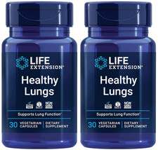 Healthy Lungs Respiratory &amp; Breathing Health 60 Capsule Life Extension - $45.59