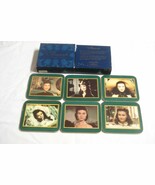 Six Gone With the Wind Scarlett O&#39;Hara Cork Coasters by American Pennyroyal - $188.29 MXN