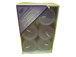 Stress Relief Scented Aromatherapy Tea Candles 12 Pack Color Purple - $17.99
