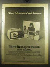 1975 Tony Orlando and Dawn He Don&#39;t Love You Like I Love You Album Advertisement - £14.56 GBP