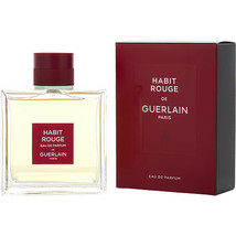 Habit Rouge By Guerlain Eau De Parfum Spray 3.3 Oz (New Packaging) - £103.16 GBP