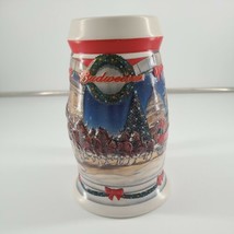 Budweiser Stein 2001 Holiday CS455 Ceramarti Of Brazil - £5.88 GBP