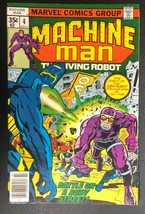 MACHINE MAN #4 (1978) Marvel Comics Jack Kirby VG+/FINE- - £10.16 GBP