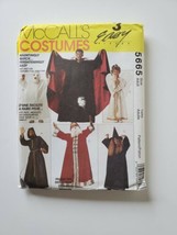 Mccall&#39;s Costume 5665 Adult XS-L Dracula Angel Witch Ghost Father Xmas Halloween - £11.86 GBP