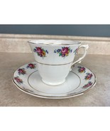 Colclough Bone China England Rose Buds Tea Cup And Saucer Set - $278.18 MXN