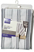 Better Homes &amp; Gardens 60x84in Tablecloth Keating Stripe Rectangle Table... - £22.02 GBP