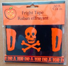 Pirate Skull Crossbones-DEAD END-Fright Caution Tape-Halloween Decoratio... - $3.93