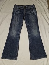 Silver Jeans Womens 29x28 Aiko Bootcut Blue Low Rise Stretch western cow... - $14.50