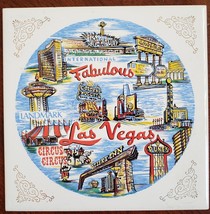 Fabulous Las Vegas Landmark, Stardust, International, Dunes, Caesars PalaceTile - £6.35 GBP