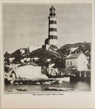 1926 Magazine Photo The Sambro Light Lighthouse Nova Scotia,Canada - £8.16 GBP