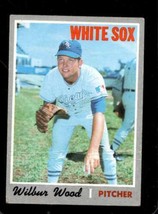 1970 Topps #342 Wilbur Wood Fair White Sox - £0.76 GBP