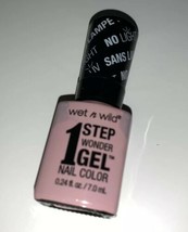Wet n Wild 1 Step Wonder Gel Nail Color #721A Pinky Swear IB: #411 - £8.47 GBP