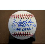 RON SWOBODA " THE CATCH " 1969 MIRACLE METS OF'ER SIGNED AUTO OML BASEBALL JSA - $118.79