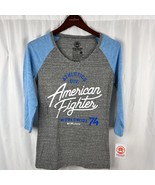 AMERICAN FIGHTER Women&#39;s 3/4 Raglan  Sleeves T-Shirt Size S QUINN MMA - $31.91 CAD