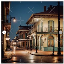 French Quarter Poster - 33.1&quot; x 33.1&quot; - Semi Gloss - €32,94 EUR